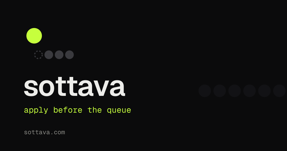 Sottava - A tech job board for Europe that shows when roles were actually posted
